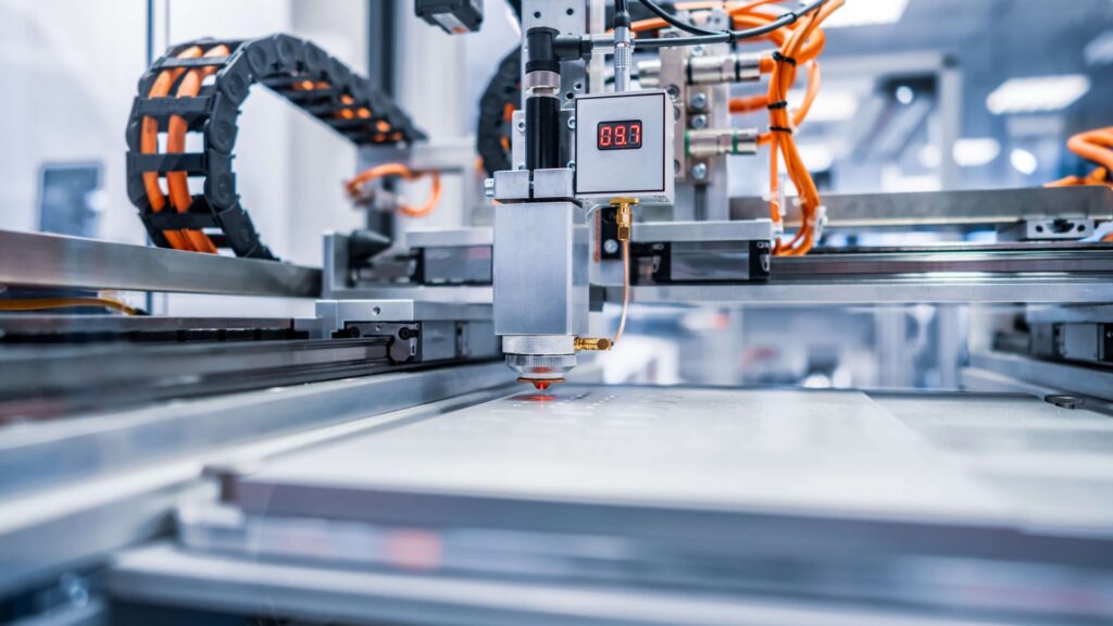 Industry 4.0 - IoT - IoT Development Services - manufacturing laser