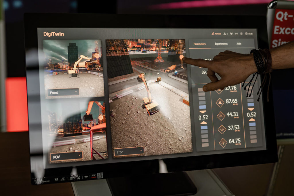 HMI research and development digital twin