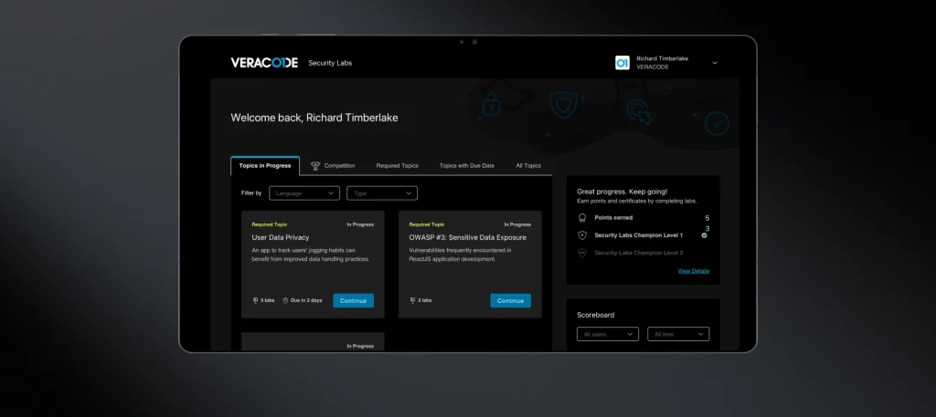 UI Audit. Boosting User Engagement for Veracode app