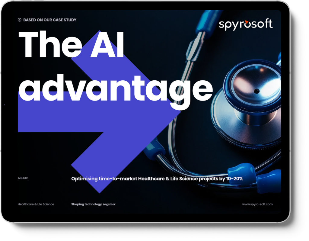 AI in Healthcare and Life Sciences cover mockup