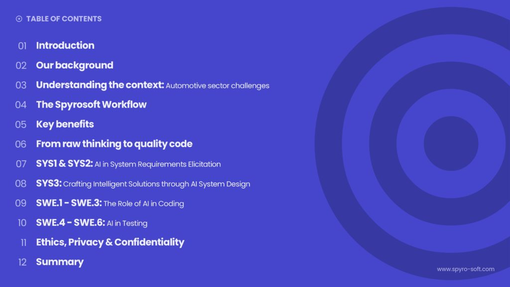 AI in Automotive framework page 2