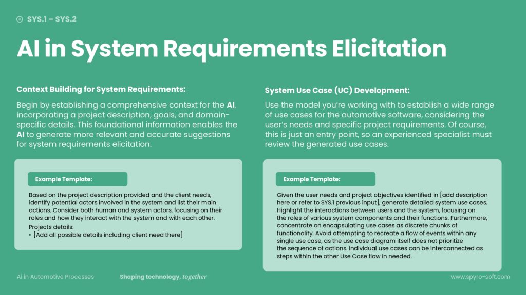 AI in Automotive framework page 10