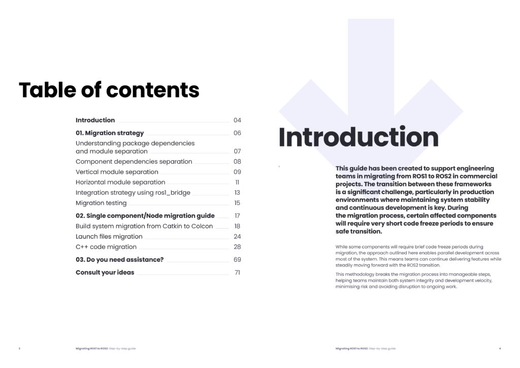 Ebook: Migrating ROS1 to ROS2 - pages 3-4