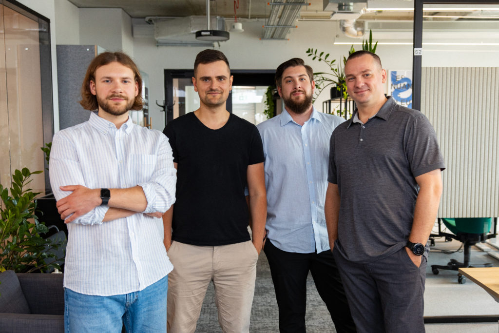 Group photo of team members from Spyrosoft AdTech