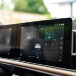 a photo of HMI panel in a car