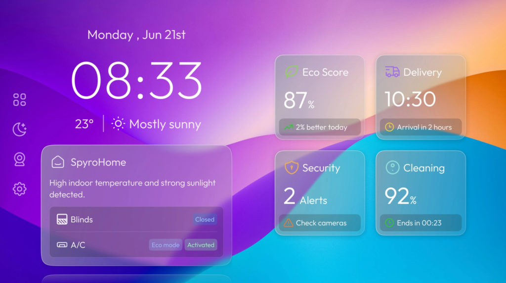 Smart home HMI solution
