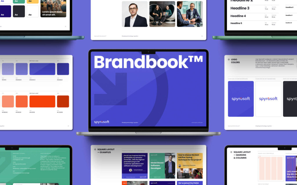 Brand page hero. Bradbook mockups