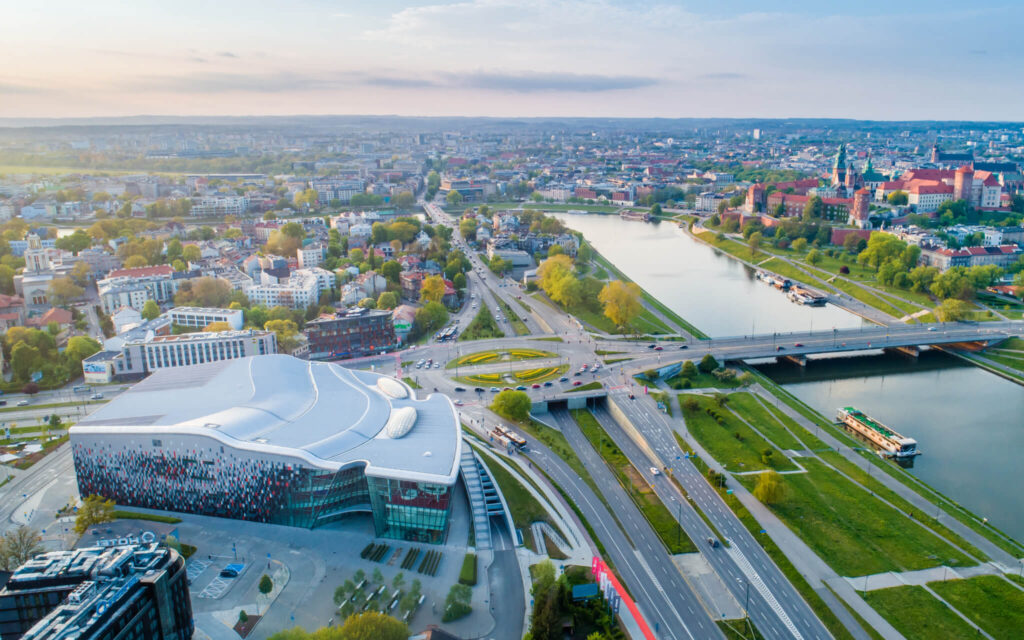 Careers hero. View of Krakow