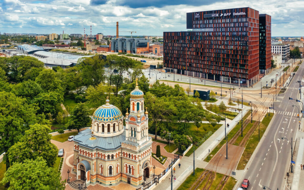 Careers hero. View of Lodz