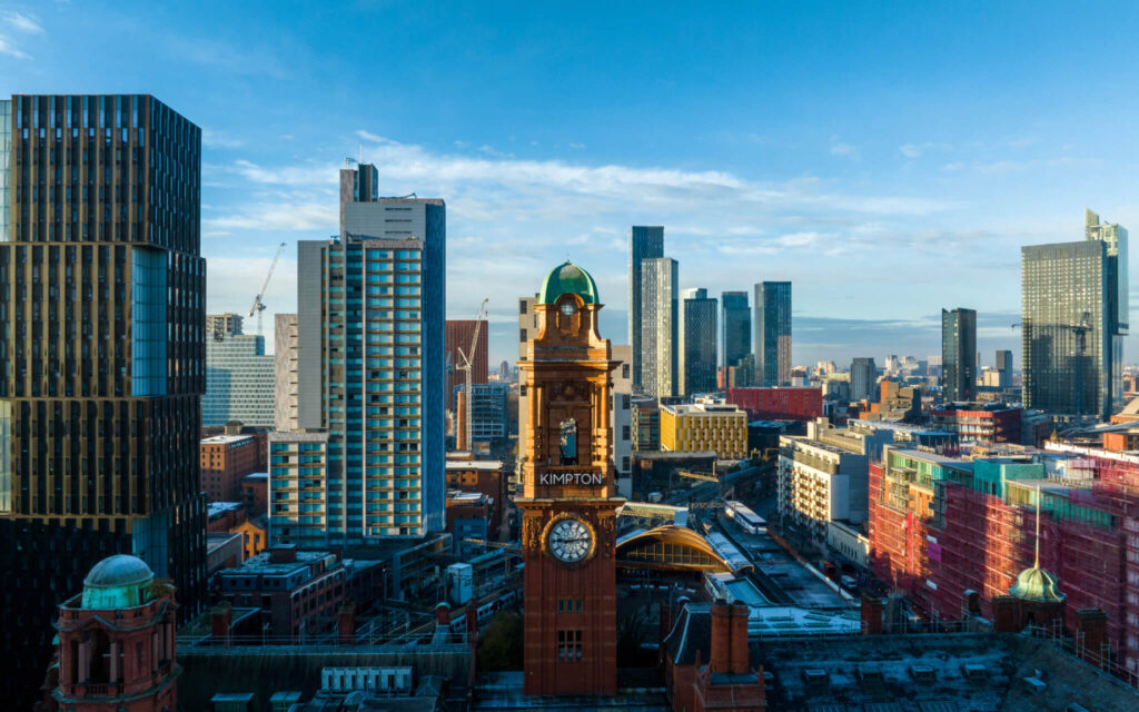 Careers hero. View of Machester