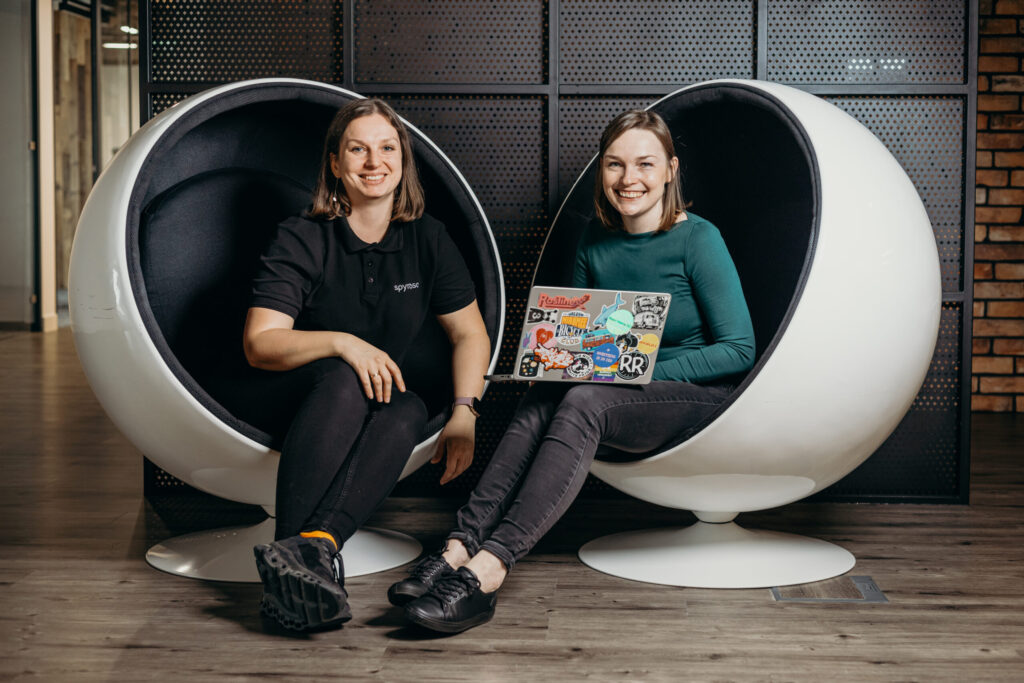 Colleagues integrate at the Spyrosoft office in Lodz