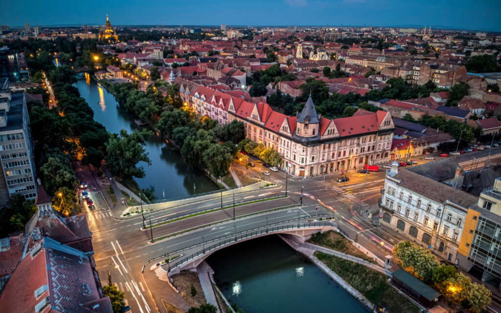 Careers hero. View of Timisoara