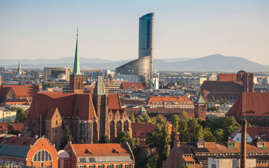 Careers hero. View of Wroclaw