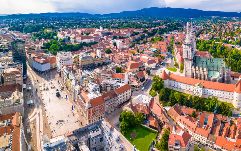 Careers hero. View of Zagreb